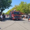 Desfile de unidades bomberos